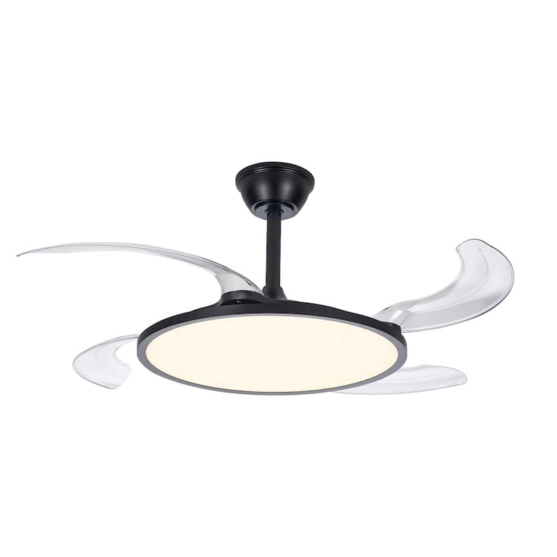42" Retractable Ceiling Fan with Light