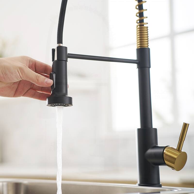 Commercial Kitchen Faucet with Pull Out Sprayer