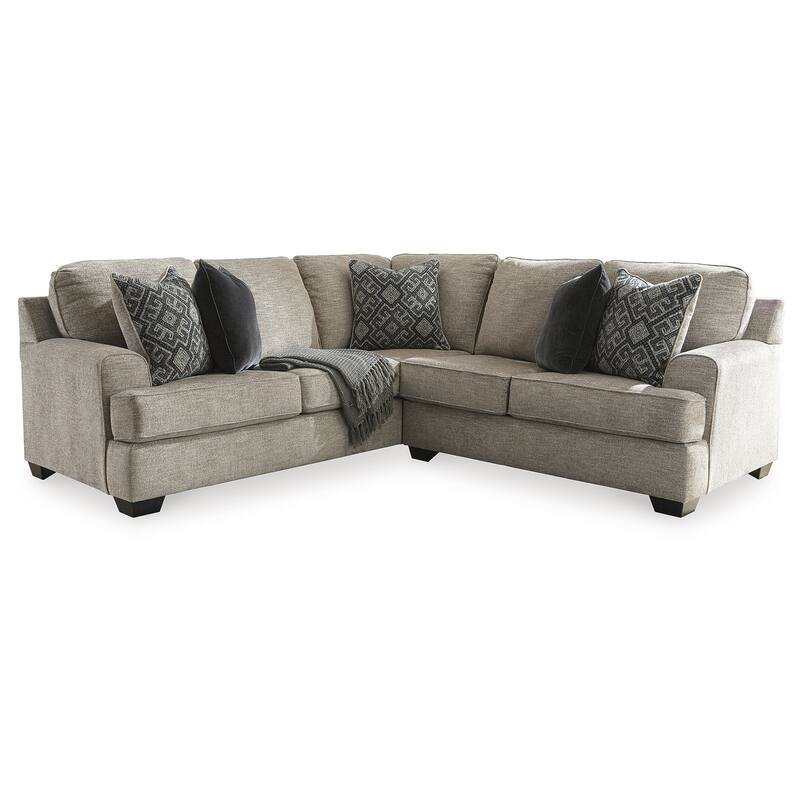 Signature Design by Ashley Bovarian Brown 2-Piece Sectional - 102" W x 99" D x 39" H