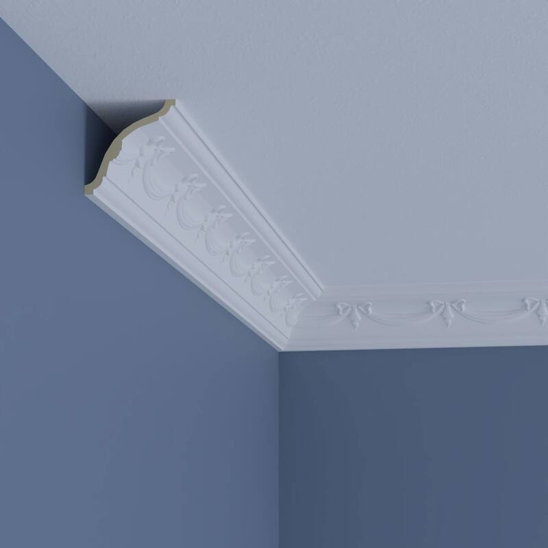 2 3/4"H x 2 3/4"P x 4"F x 96"L Nevada Crown Moulding - 1-Pack