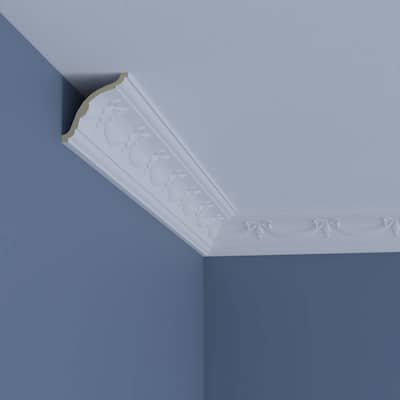 2 3/4"H x 2 3/4"P x 4"F x 96"L Nevada Crown Moulding - 1-Pack