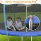 preview thumbnail 6 of 16, 12FT Trampoline, Recreational Trampolines with Enclosure Net and Ladder