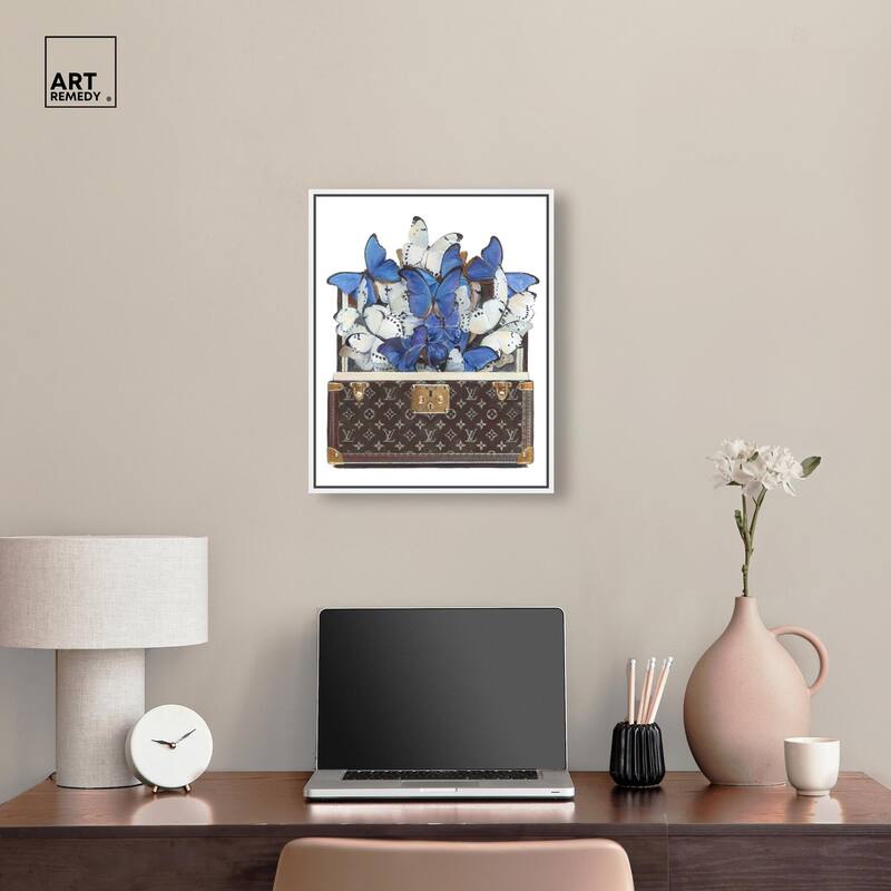 Luxurious Butterflies Canvas by Art Remedy