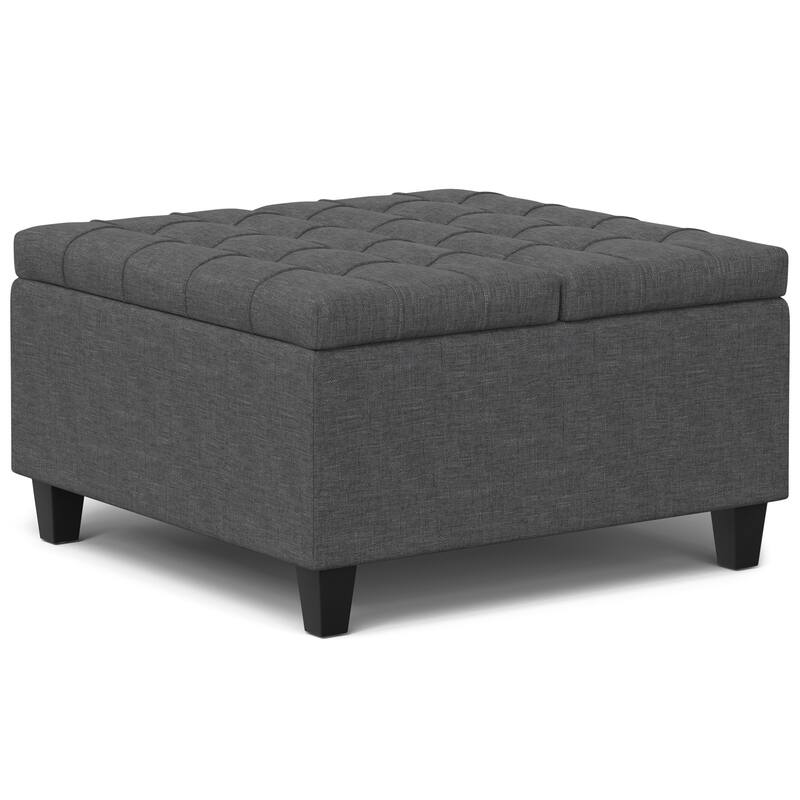 WYNDENHALL Elliot 30 inch Wide Transitional Square Table Ottoman