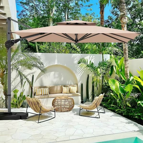 castlecreek bronze patio umbrella base CASTLECREEK Bronze Patio Umbrella Base