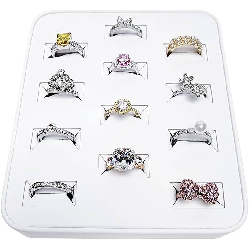12 Slots Ring Tray Display, Jewelry Organizer - S