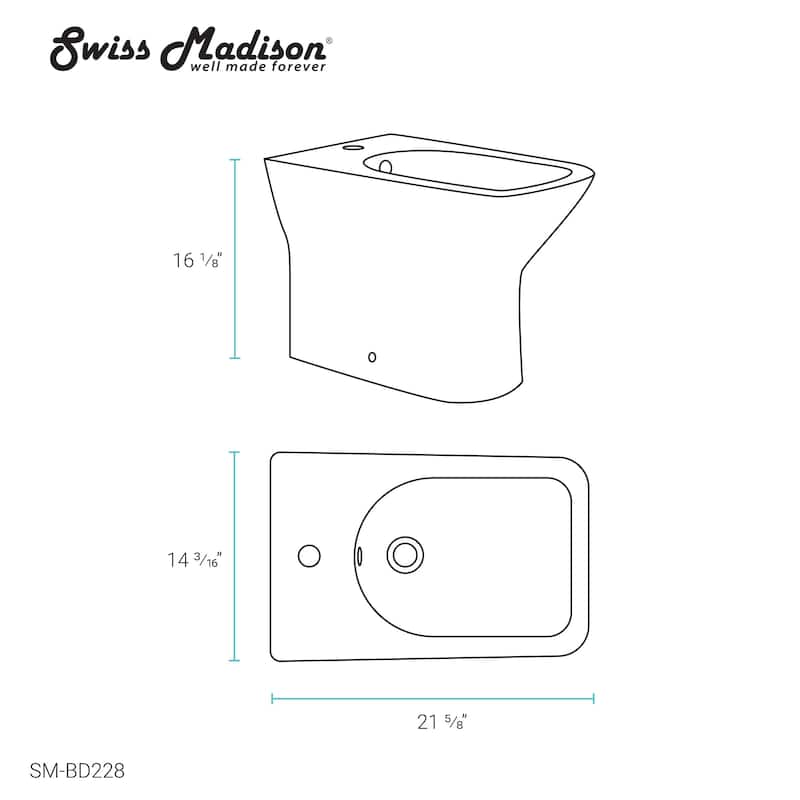 Swiss Madison Carre Bidet