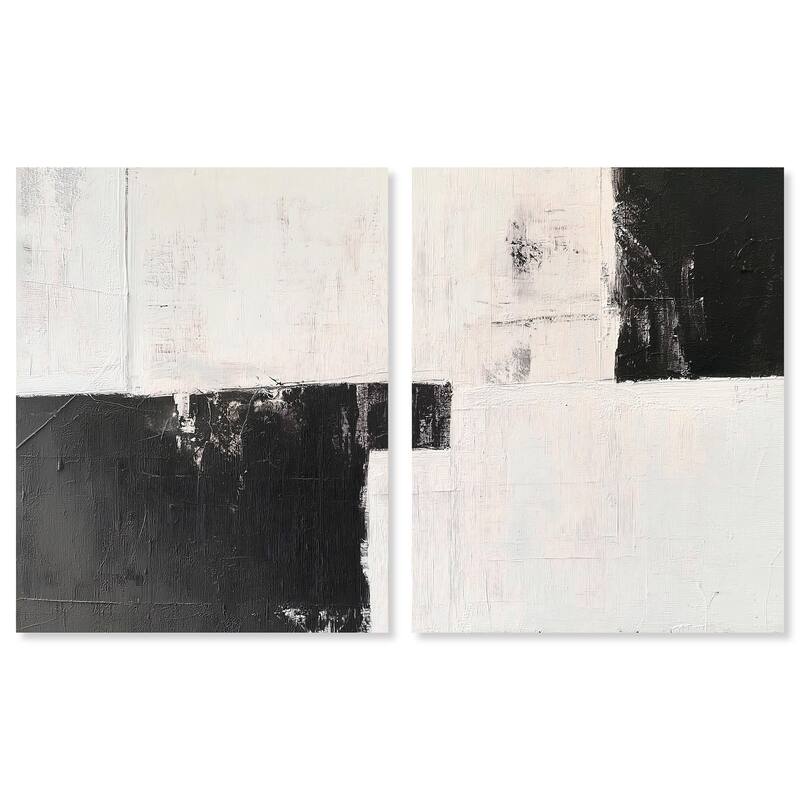 Shattered Symmetry II Canvas Set of 2 by Art Remedy, Gallery Wrapped - 24" x 30"