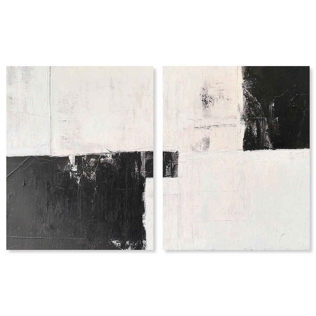 Shattered Symmetry II Canvas Set of 2 by Art Remedy, Gallery Wrapped