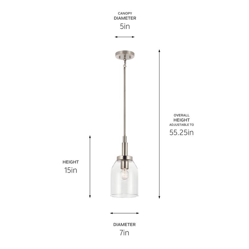 Kichler Lighting Madden 1-Light Mini Pendant Light
