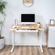 preview thumbnail 6 of 25, FlexiSpot 48 Inch Bamboo Texture Top COMHAR Home Office Desk Height Adjustable Standing Computer Desk USB Charging