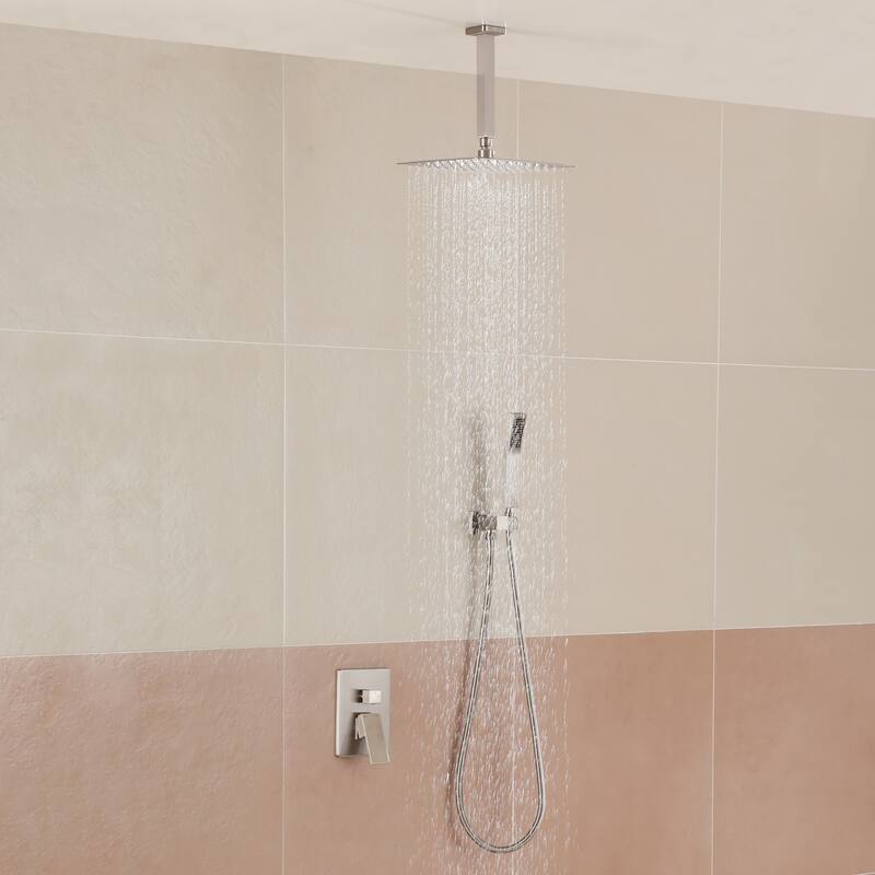 2-Function 10/12/16 In Ceiling Mounted Shower System