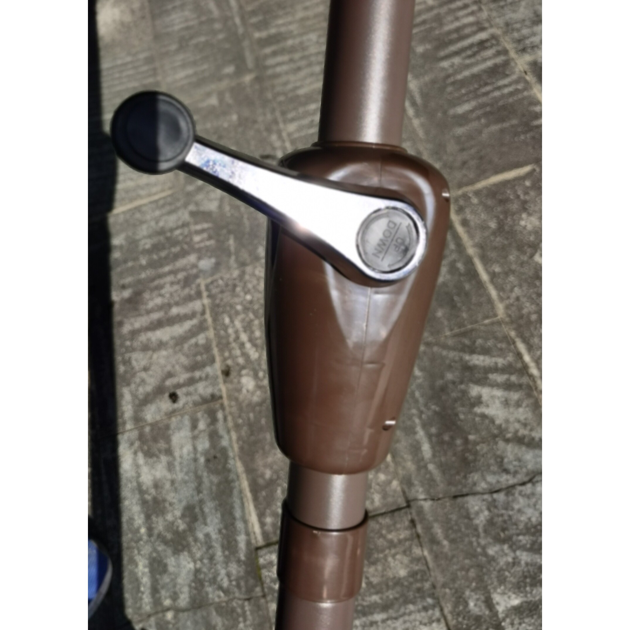 9ft Windvent Market Umbrella with Auto Tilt and No Base Included-image