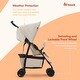 preview thumbnail 4 of 6, hauck Sport T13 Lightweight Compact and Foldable Stroller, Push Chair, Beige - 13.2