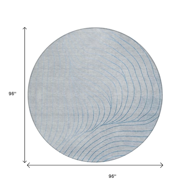 HomeRoots Abstract Transitional Rectangle Outdoor Rug