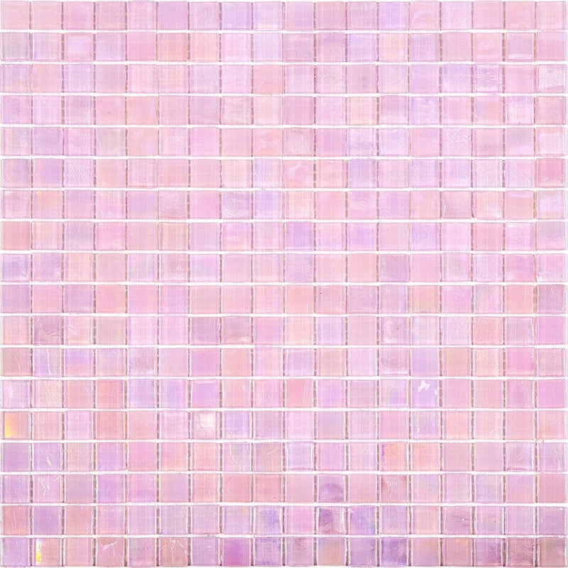 Apollo tile 12" x 12" Skosh Glossy Pale Pink Glass Tile (18.69 sq ft/case) - 20 Pack