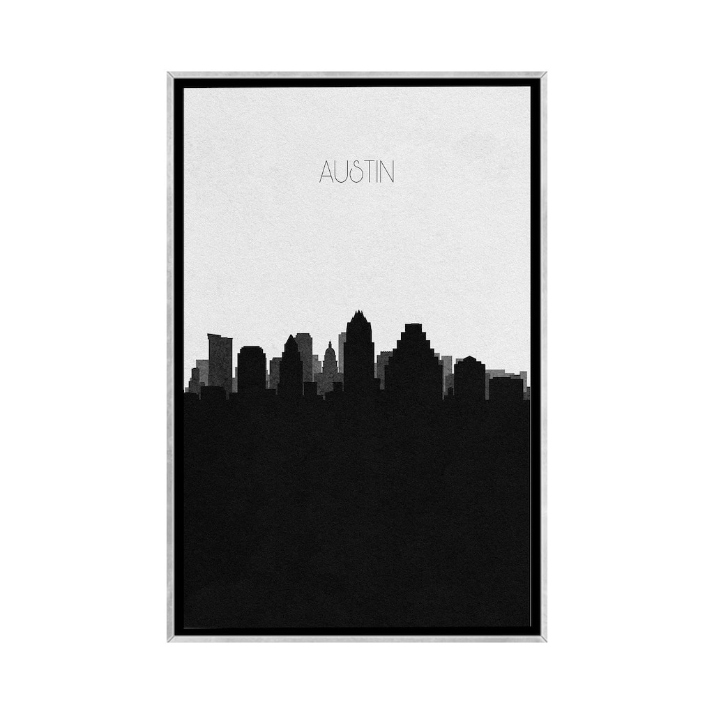 iCanvas "Austin, Texas City Skyline" by Ayse Deniz Akerman Framed