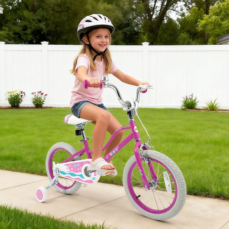 Costway 12”/14”/16”/18” Kids Bicycle with Dual Brake System Adjustable
