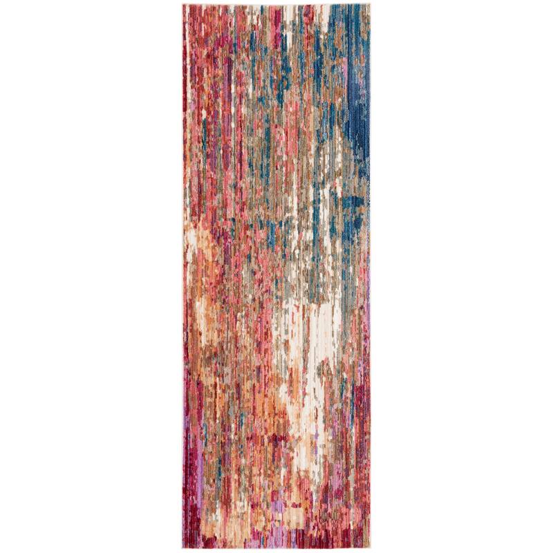 SAFAVIEH Nirvana Opha Modern Oriental Polyester Rug