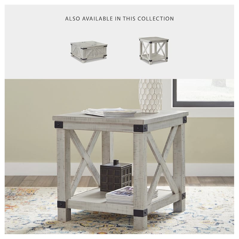 Signature Design by Ashley  Carynhurst Rectangular End Table - 24"W x 26"D x 25"H