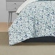 preview thumbnail 5 of 7, Poppy & Fritz Olivia Cotton Blue Duvet Cover Set