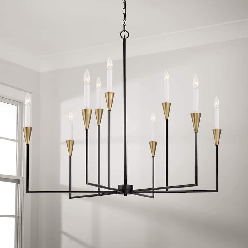 Avant 9-Light Chandelier - 41.75"W x 35.25"H