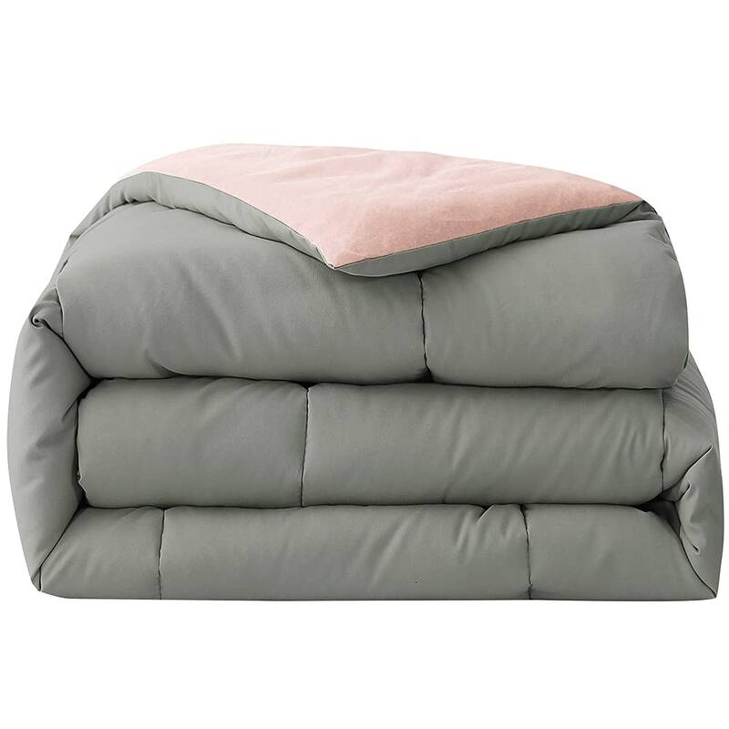 Shatex Reversible Bedding Comforter Set with 2 Pillow Shams