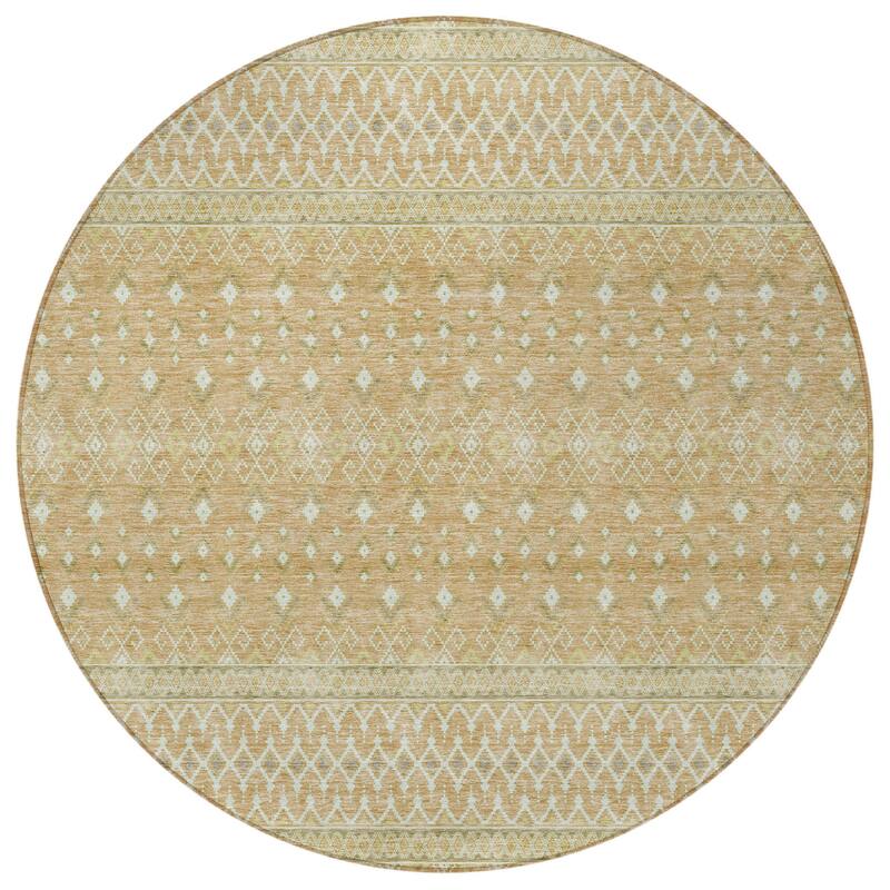 HomeRoots Tribal Transitional Rectangle Outdoor Rug