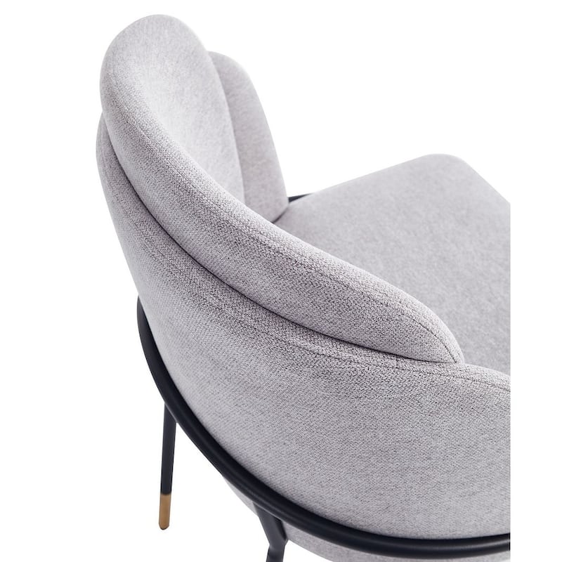 Manhattan Comfort Flor Fabric Dining Chair