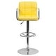 preview thumbnail 79 of 103, Quilted Vinyl Adjustable Chrome Bar Stool (Set of 2)