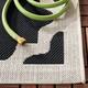 SAFAVIEH Courtyard Dorthey Indoor/ Outdoor Patio Backyard Rug