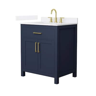 Wyndham Collection WCG2424-30S-QTZ-US3MXX Beckett 30" Free Standing