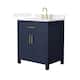 Option Dark Blue / White Quartz Top / Brushed Gold