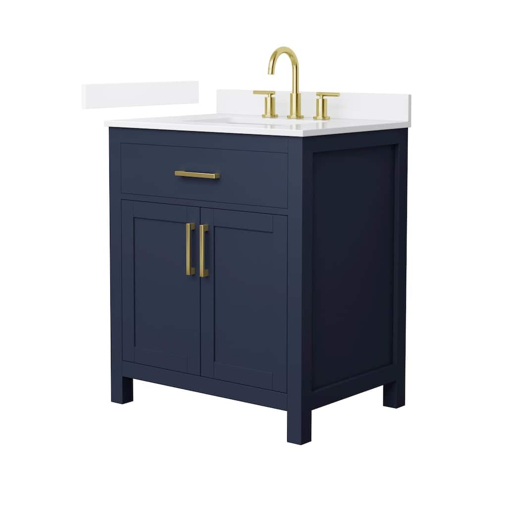Wyndham Collection WCG2424-30S-QTZ-US3MXX Beckett 30" Free Standing