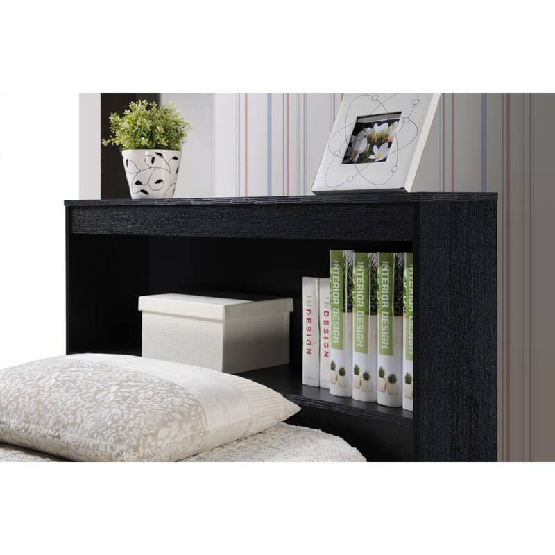 85.5" Black Captain Bed with 3 Drawers and Headboard - Twin Size