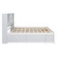 preview thumbnail 41 of 51, Wood Platform Storage Bed Bookcase Headboard Beds w 8 Drawers