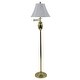 Thumbnail 21, Swing-arm Floor Lamp with Faux Silk Shade. Changes active main hero.