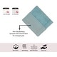 preview thumbnail 30 of 58, Classy Bathmat Collection 100% Cotton Non-Slip Bathroom Rug Set, Machine Washable Bath Rug, 5 Piece Bath Mat Set with Contour