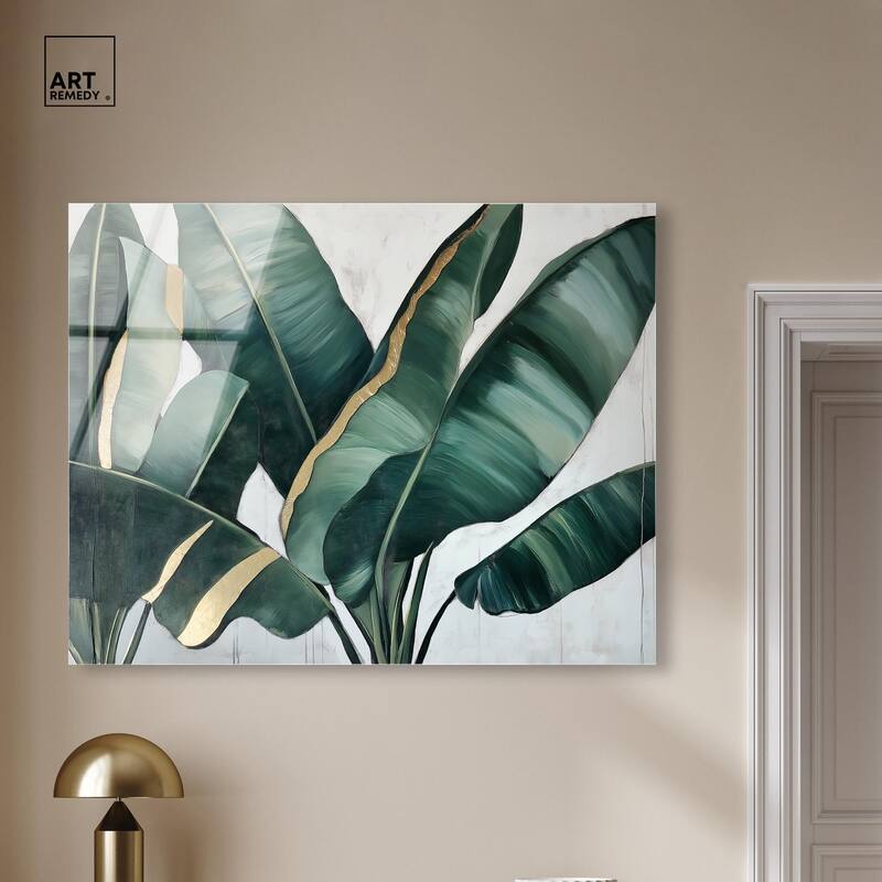 Jungle Jewel Jade I Acrylic by Art Remedy, Ready to Hang