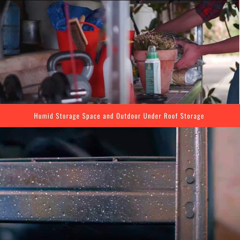 Rust resistant Big Heavy Duty NSF Certified Shelving Collection.