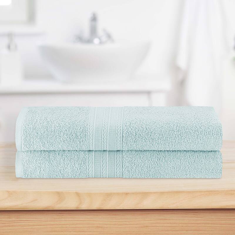 Eco-Friendly Sustainable Cotton Bath Sheet by Superior (Set of 2)