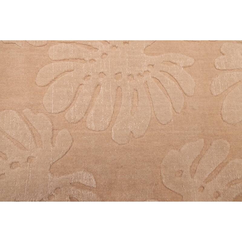 ECARPETGALLERY Hand Loomed Kashkuli Gabbeh Beige, Tan Wool Rug - 7'9 x 11'5