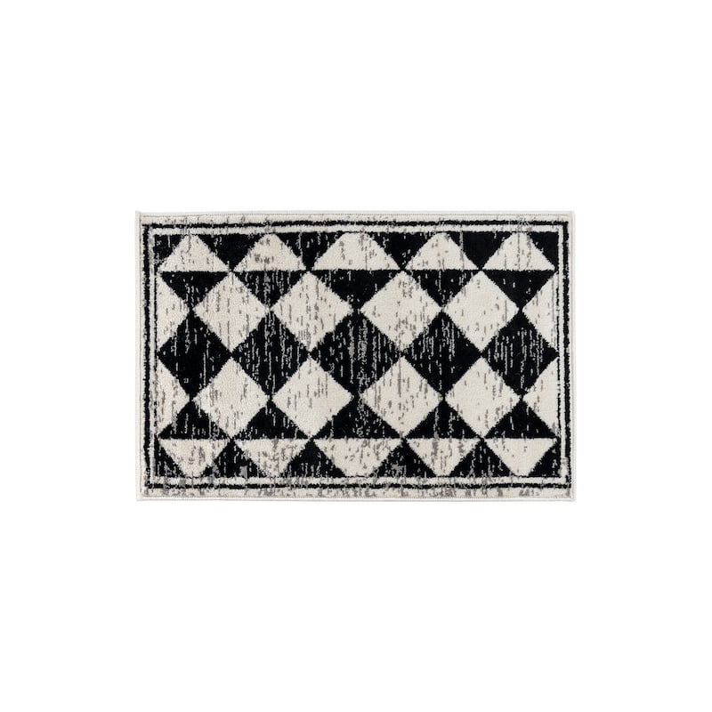 Bohemian Trellis Area Rug - 2' 3" x 4'