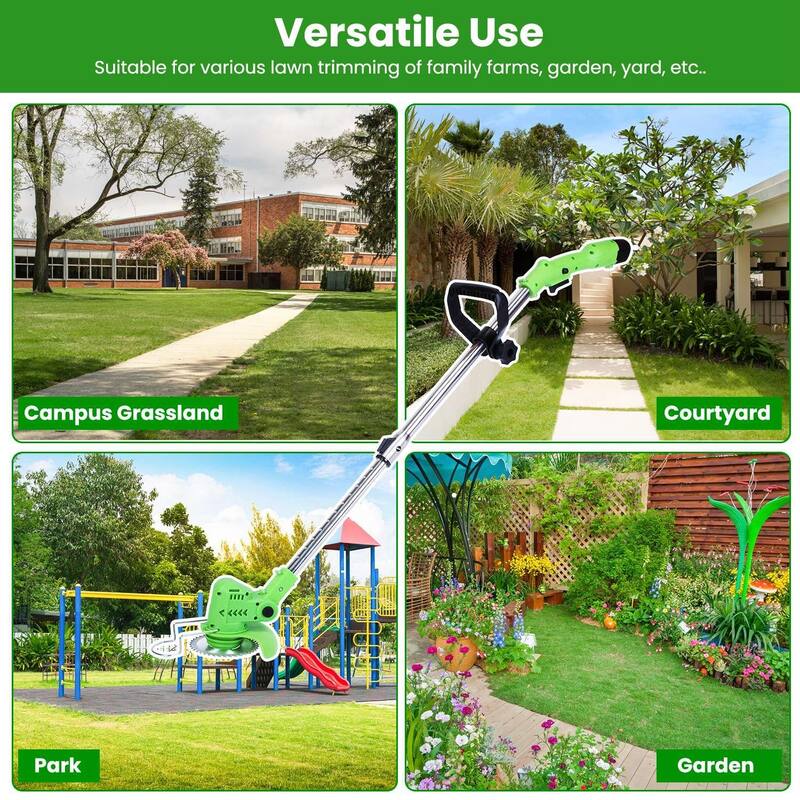 Cordless Grass Trimmer Rechargeable Lawn Mower