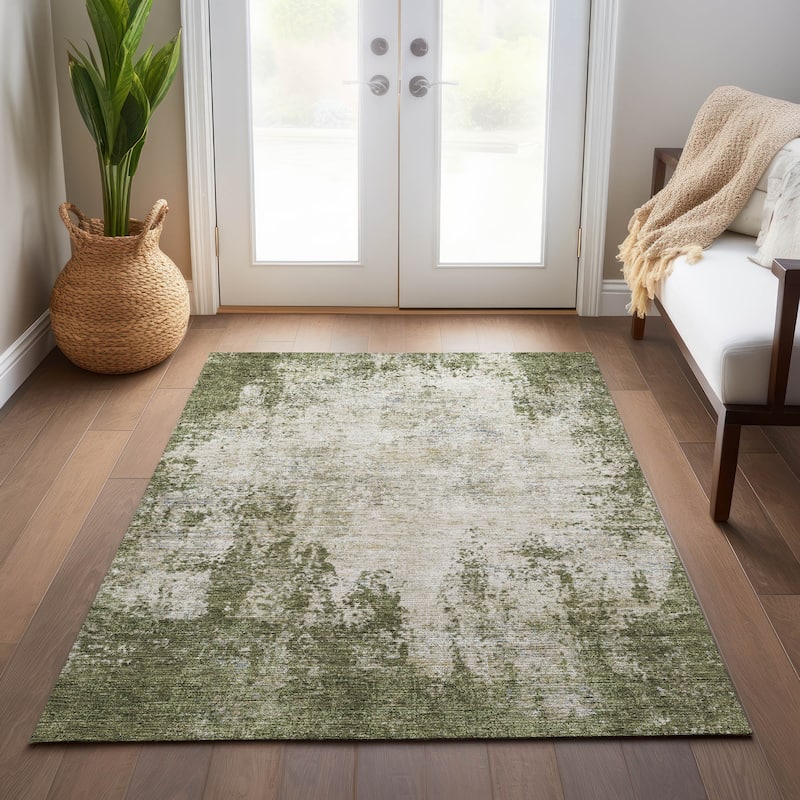 Machine Washable Indoor/ Outdoor Chantille Rug