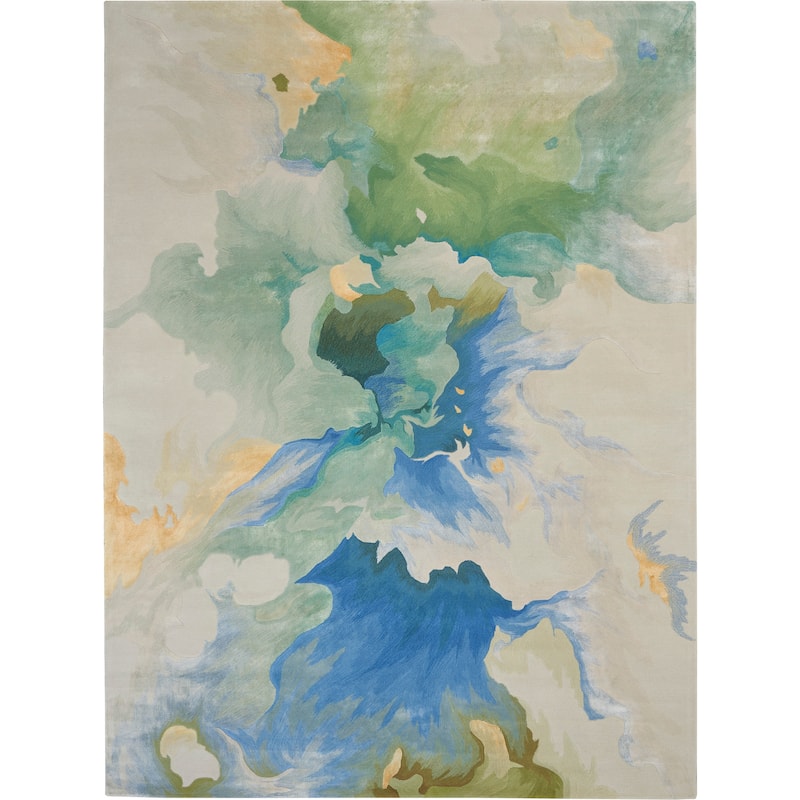 Nourison Prismatic Modern Floral Watercolor Abstract Area Rug