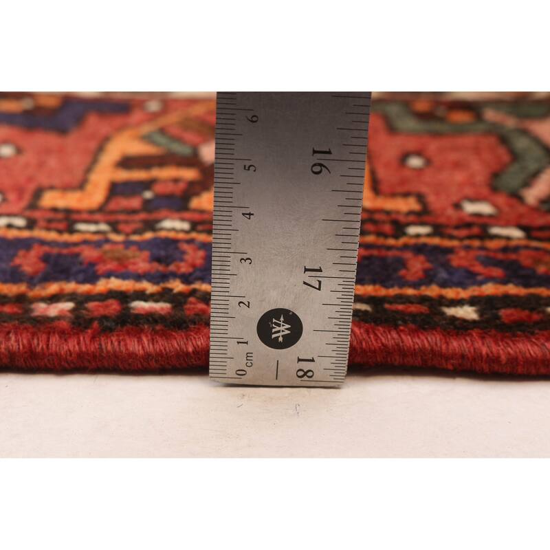 ECARPETGALLERY Hand-knotted Andelz Red Wool Rug - 4'1 x 6'11