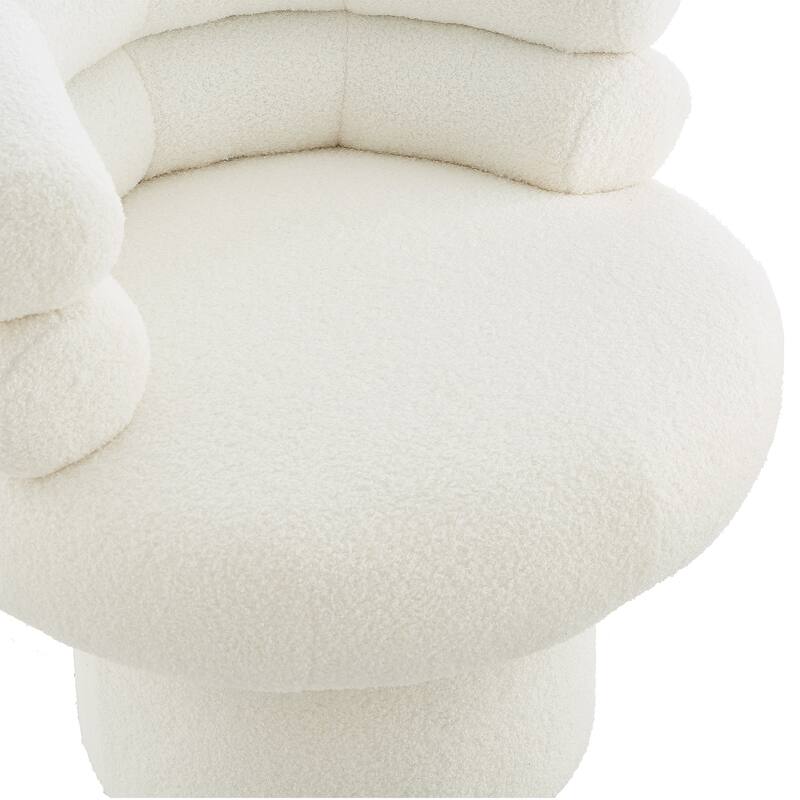 360°Swivel Chair Swivel Accent Chair Round Swivel Chair Barrel Chair Vanity Chair for Living Room, Bedroom or Small Space