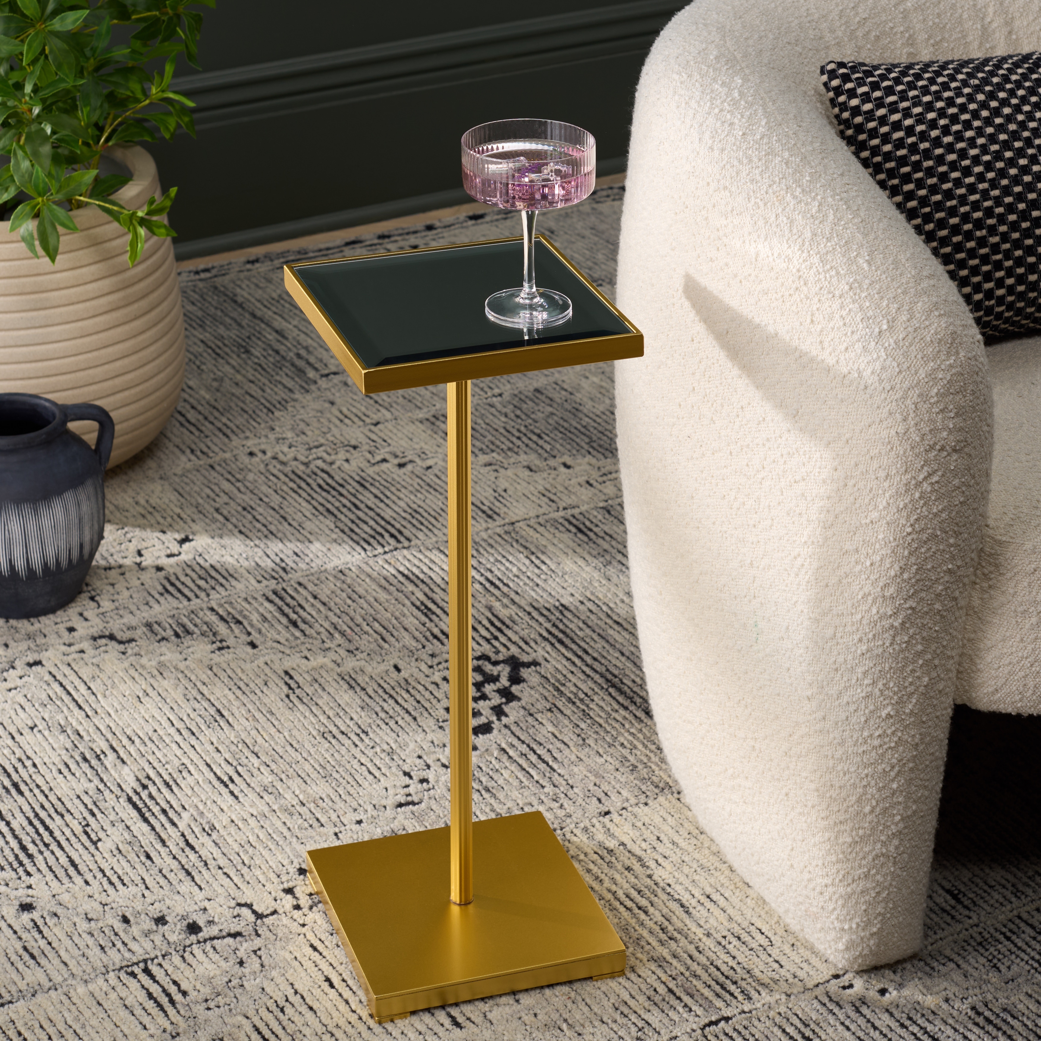 SAFAVIEH Home Paku Square Side Table - 9"W x 9"D x 24"H