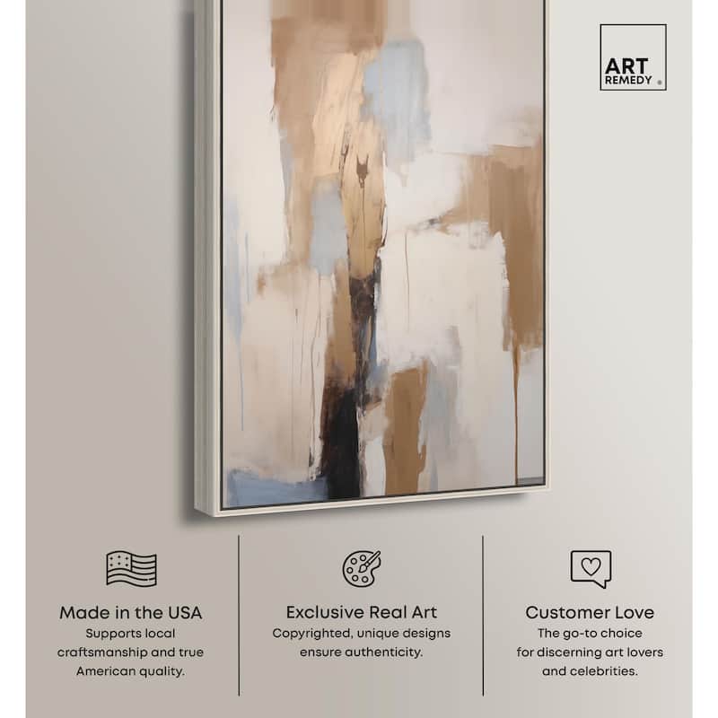 Sandstone Stillness I Canvas by Art Remedy